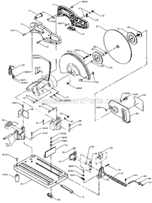 Page A Diagram and Parts List for Type 1 Porter Cable